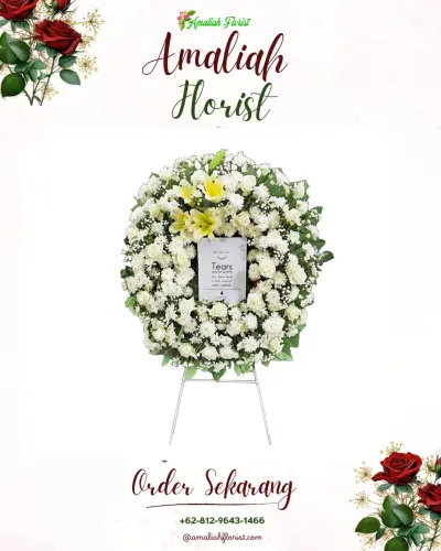 Krans Bunga Duka Cita di Ciputih